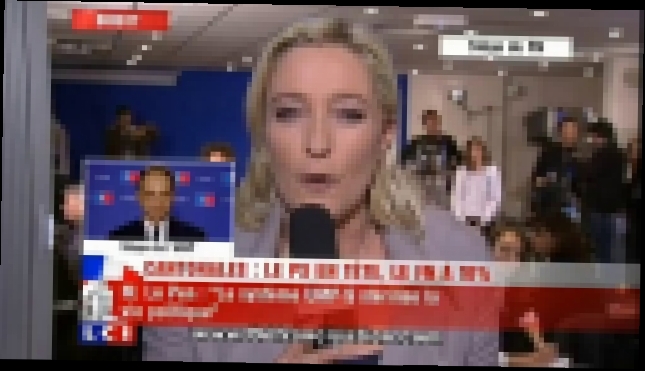 Marine Le Pen face a Jean-Francois Cope - видеоклип на песню