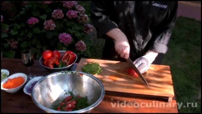 Как приготовить салат из свежих овощей 