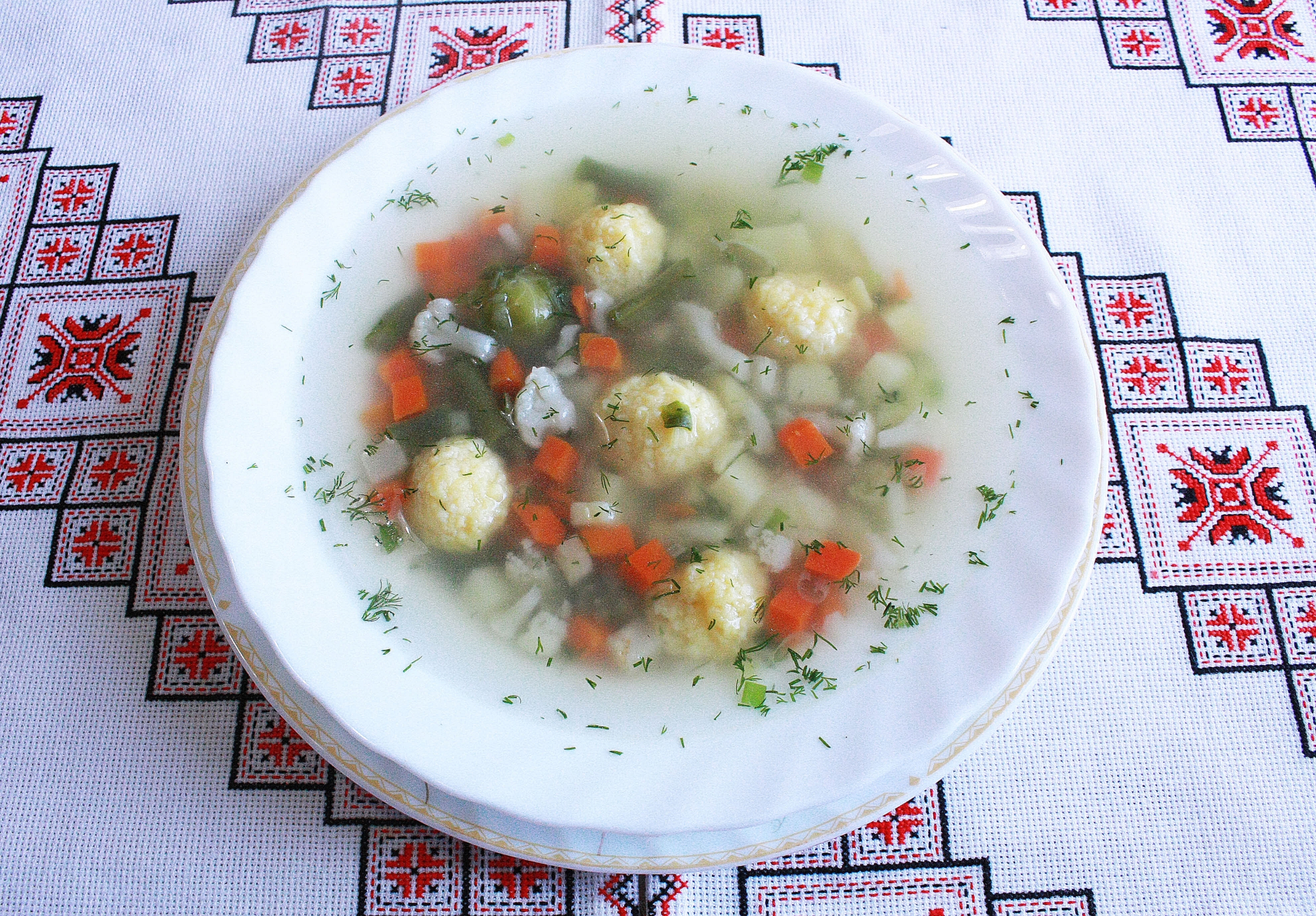 Овощной суп с фрикадельками из сыра Как приготовить суп Овочевий суп з фрикадельками зі сиру зупа 