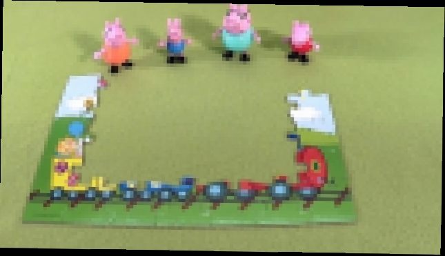 Свинка Пеппа играет в пазлы - Peppa Pig - видеоклип на песню