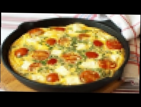Как приготовить омлет с помидорами. | How to cook an omelette with tomatoes. 