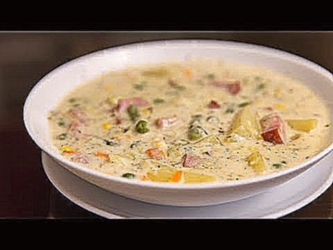 Картофельный суп с ветчиной | Рецепт 