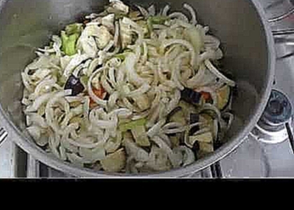 Салат из кабачков и баклажанов под маринадом на зиму. Рецепт. 