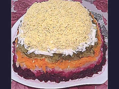 Салат "овощной торт". 