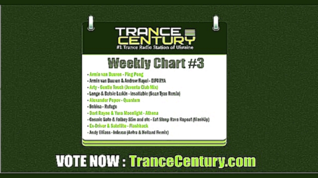 Trance Century Radio - Weekly Chart #3 - видеоклип на песню