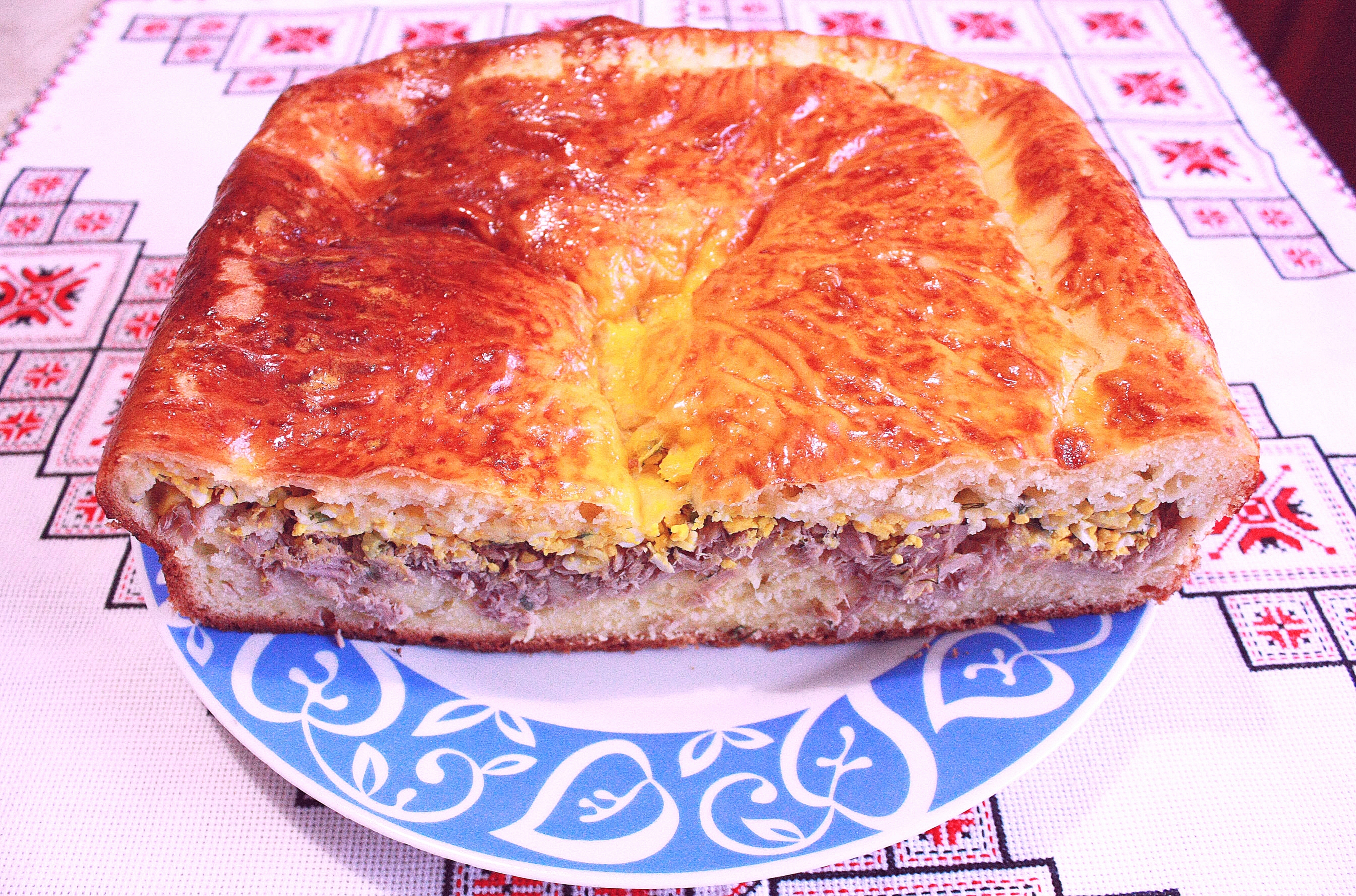 Рыбный пирог рецепт Дрожжевое тесто рецепт Тесто для пирога Пирог с рыбой блюда из рыбы рибний пиріг 