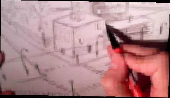 Как нарисовать любимый город простым карандашом от KONGLAMERANTUS 2014 - видеоклип на песню