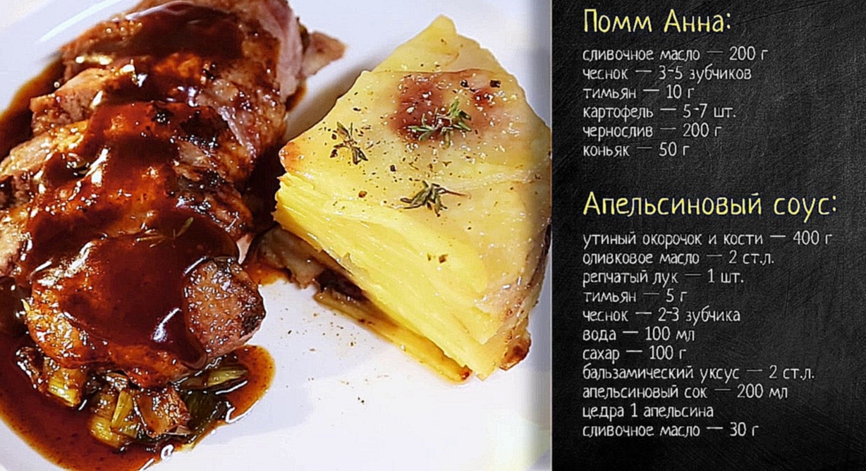 Рецепт картофеля Помм Анна  