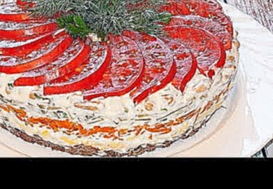 Авторский салат «Нежность» - Рецепт вкусного салата на праздничный стол 