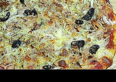 Пицца с тунцом, луком и моцареллой рецепт Pizza tonno 
