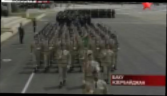 Военный парад в Баку. Юбилей азербайджанских Вооруженных Сил 