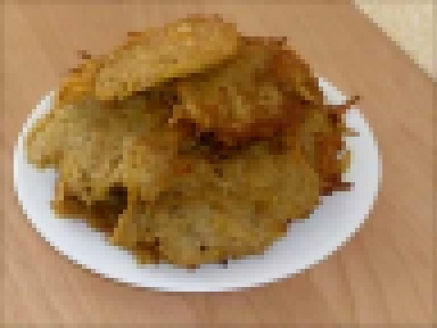 Картофельные драники деруны с ржаной мукой. / Potato pancakes with rye flour 