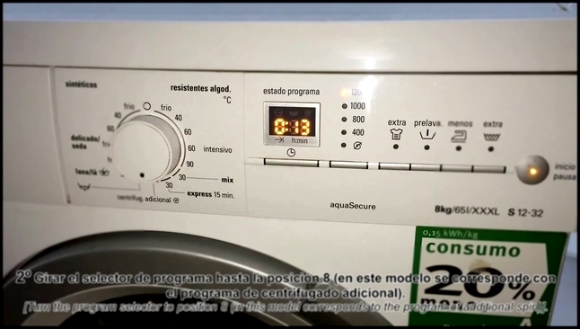 Сброс стиральной машины Siemens - видеоклип на песню
