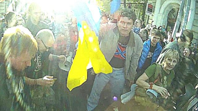 Антифашисты напали на марш украинских фашистов 
