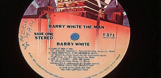 BARRY  WHITE     -    SHA  LA  LA  MEANS  I  LOVE  YOU - видеоклип на песню