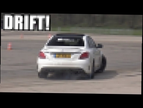 Mercedes-AMG C63S DRIFTING ON WET TRACK! - видеоклип на песню