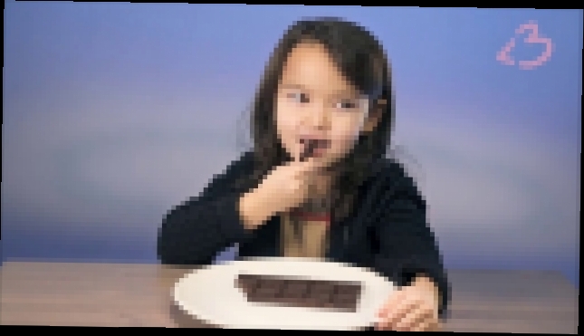 Дети пробуют горький шоколад - видеоклип на песню