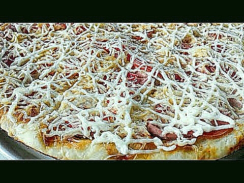 Пицца / Домашняя пицца на дрожжевом тесте / Пицца пошаговый рецепт 
