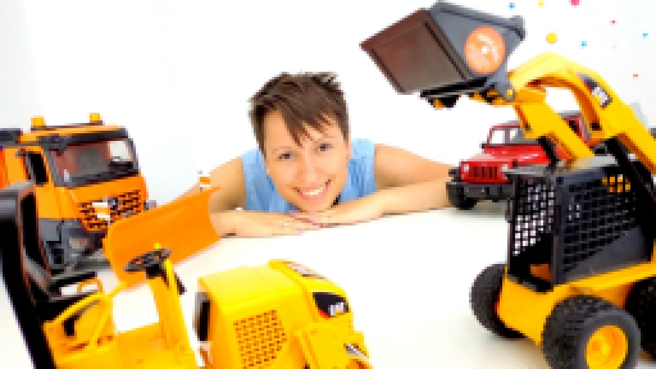 БОЛЬШИЕ машины ИГРЫ для детей в прятки с игрушечными машинками. - видеоклип на песню