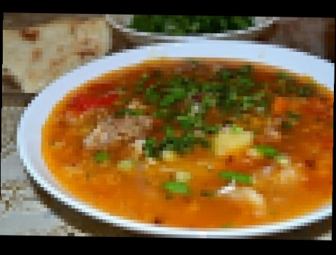 Суп Мастава - традиционное узбекское блюдо. 