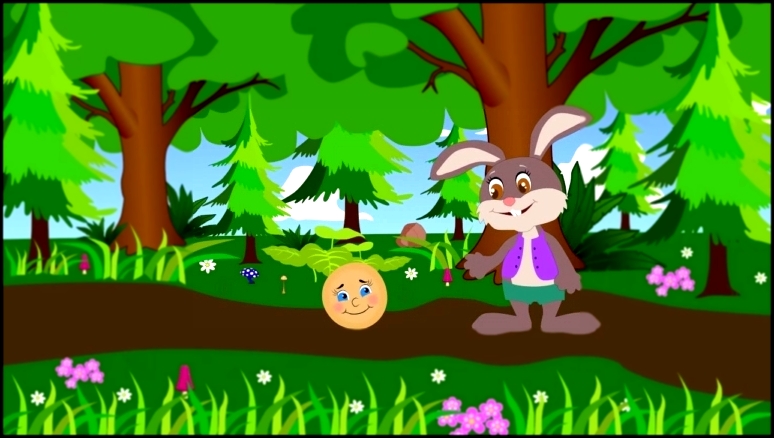 КОЛОБОК - Песенка Колобка | СКАЗКА ДЛЯ ДЕТЕЙ #Школа Кролика БоБо - видеоклип на песню