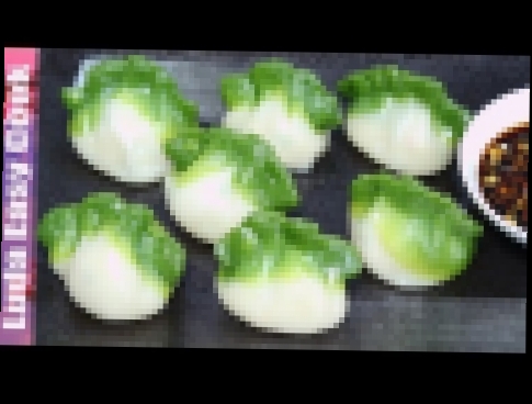 Вкусные ЦВЕТНЫЕ ПЕЛЬМЕНИ рецепт Китайские ПЕЛЬМЕНИ на пару - Spinach Green Dumpling làm Bánh há cảo 