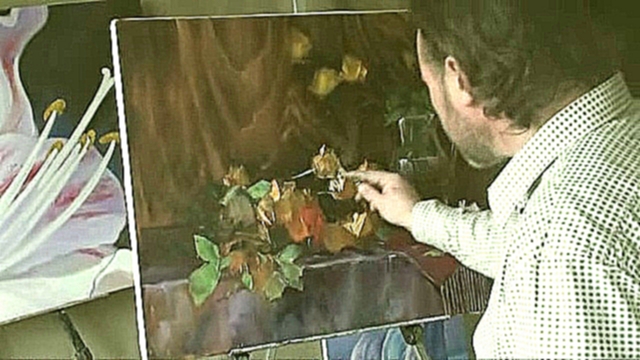 Букет желтых роз. Мастер-класс масляной живописи Сахарова Игоря - видеоклип на песню