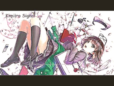 Saekano OP [Nightcore] Kimiiro Signal (君色シグナル) - видеоклип на песню