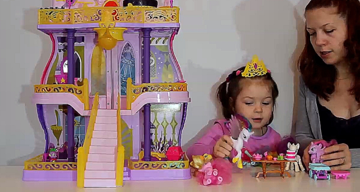 Обзор на замок Кантерлот ☆ My Little Pony ☆ Моя Маленькая Пони на Маша Шоу ☆ Видео для детей - видеоклип на песню