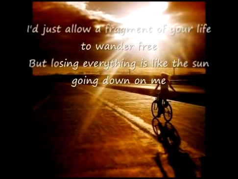 Don't Let The Sun Go Down On Me with lyrics. George Michael .. Elton John - видеоклип на песню