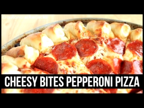 Homemade Cheesy Bites Pepperoni Pizza Recipe! 