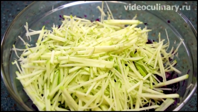 Как приготовить салат из капусты с яблоком 