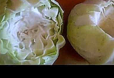 Интересный способ заморозки капусты для голубцов. An interesting way to freeze cabbage for cabbage. 
