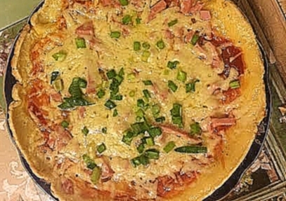 Готовим: Пицца на сковородке за 10 минут без сметаны 
