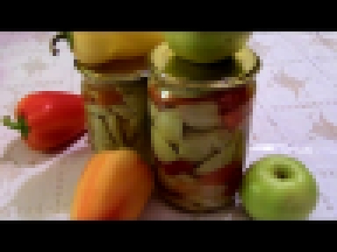 Маринованный перец с яблоками. Food TV Genre.  Apple Food 
