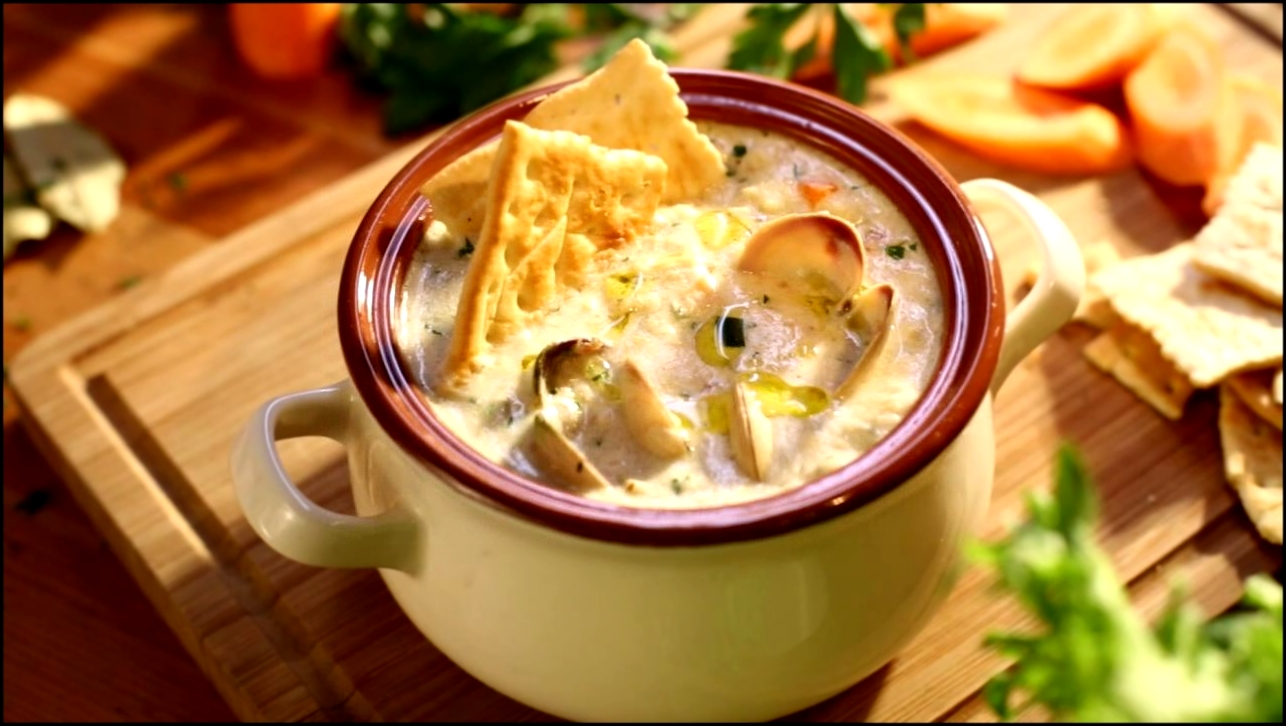 Рецепт бостонского супа клэм чаудер 