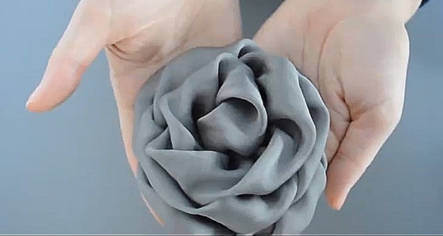 Мастер-класс цветы из ткани / Роза из ткани мастер-класс - видеоклип на песню