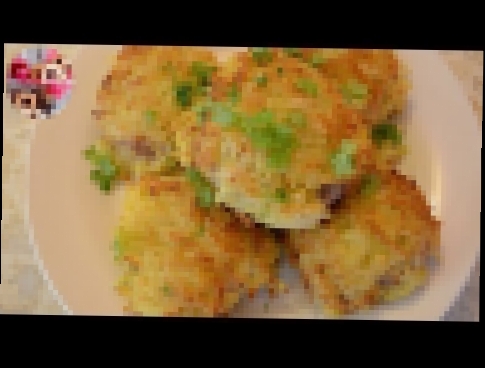 Драники из картошки с мясом 