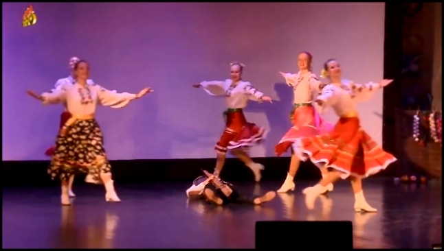 Образцовый ансамбль народного танца Ковылёк - Смуглянка-Молдаванка 7525-2017 HD  - видеоклип на песню