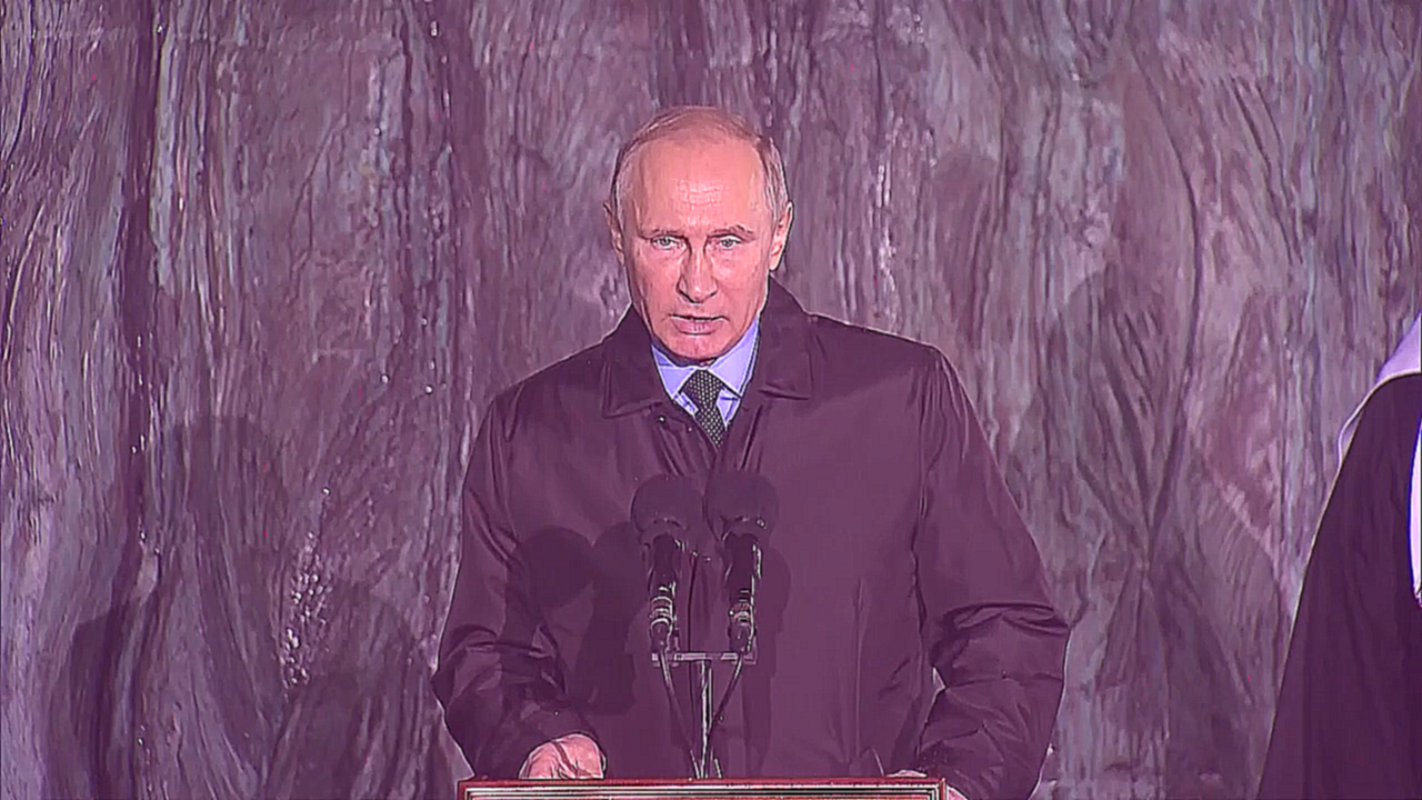 Путин принял участие в открытии мемориала памяти жертв политических репрессий «Стена скорби» - видеоклип на песню