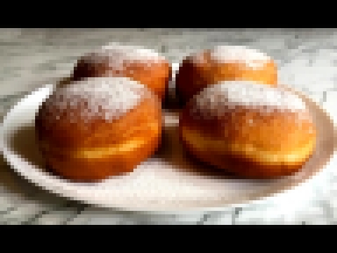 Пончики с Повидлом / Берлинеры / Donuts With Jam / Пошаговый РецептОчень Вкусно 