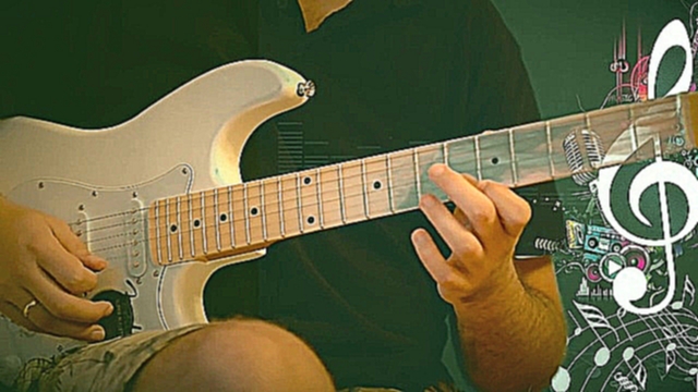 Очень простая и красивая мелодия для гитары (начинающим гитаристам) - видеоклип на песню