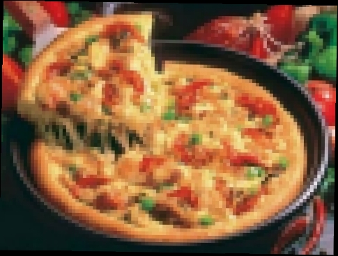 Пицца на сковороде за 10 минут/Pizza in a pan 