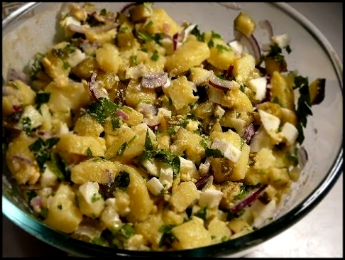 Картофельный салат на каждый день НЕ ДОРОГОЙ И ВКУСНЫЙ /Салаты рецепты простые 