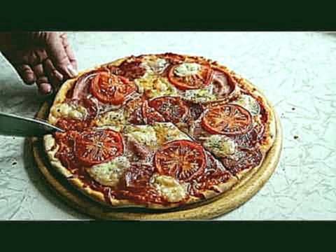 #пицца #тестодляпиццы  #моцарелла   Пицца с мясной нарезкой и двумя видами моцареллы 