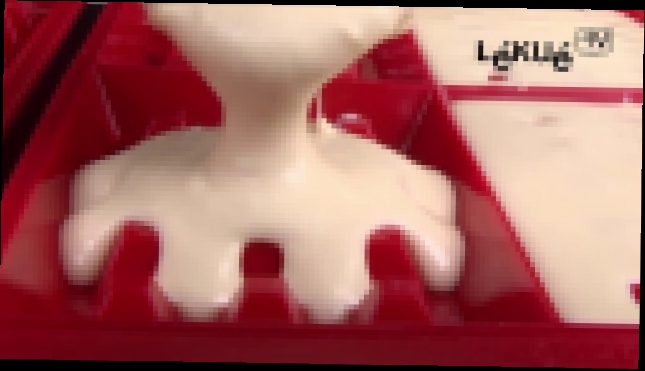 Обзор «Набор форм для выпечки Lekue "Вафли", 2 шт. 0215000R01M017, цвет красный» 