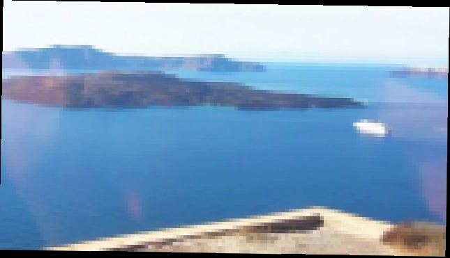The goodbye Fira. Santorini. - видеоклип на песню