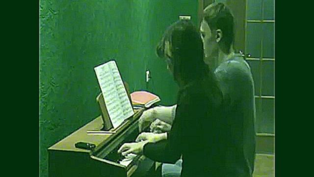 uroki-music.ru Урок фортепиано Ансамбль в 4 руки И С Бах Шутка		 - видеоклип на песню
