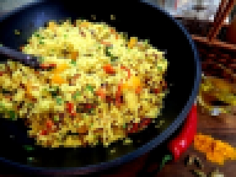 Рис с овощами . Постный рецепт рассыпчатого риса. 