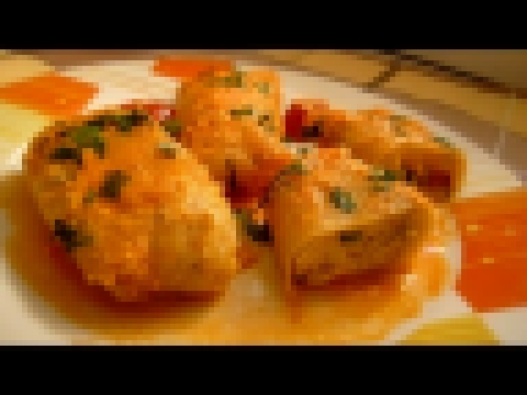 Вторые Блюда Рецепты Голубцы с Креветками Stuffed cabbage 